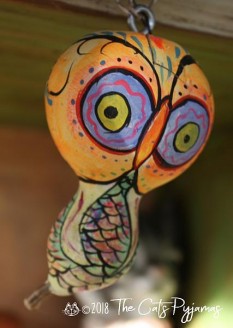 Painted Owl Gourd 2